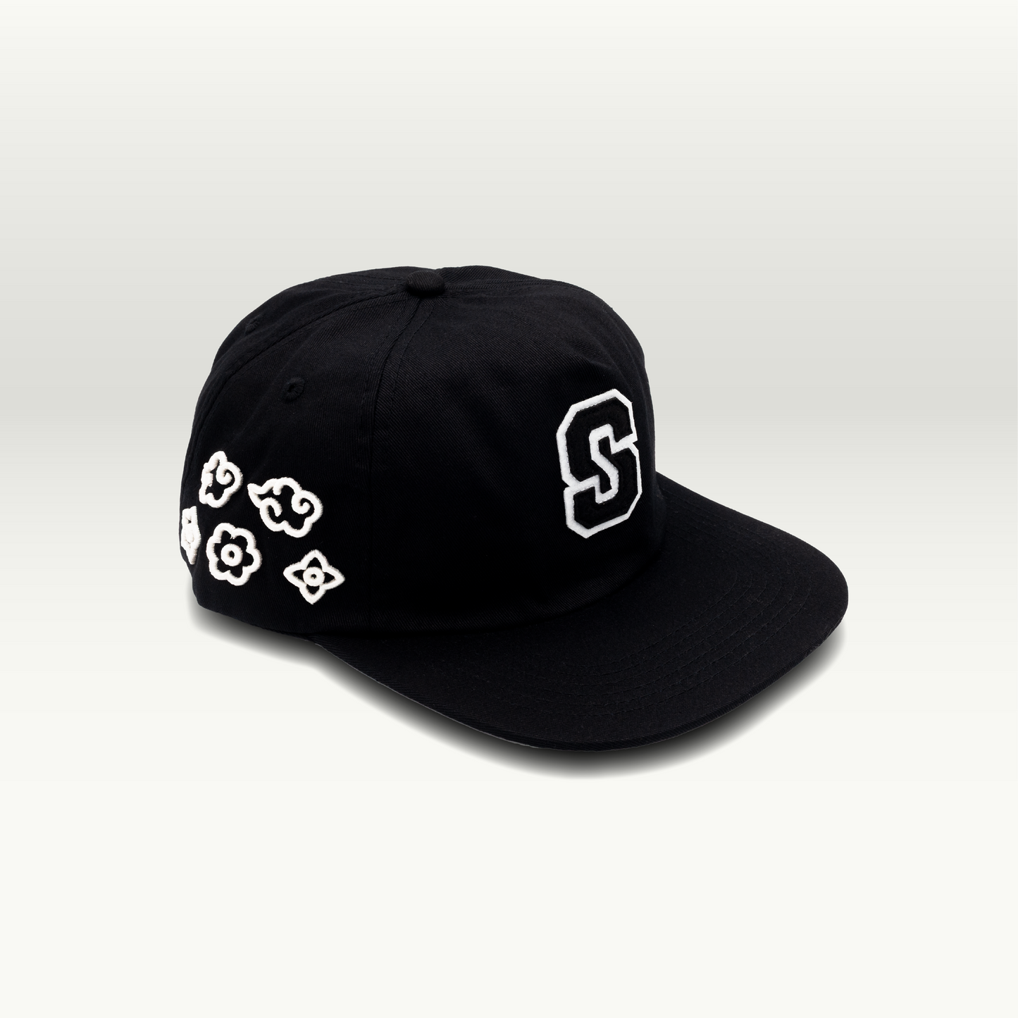 Everyday Fleur Black Kat 5-Panel Hat