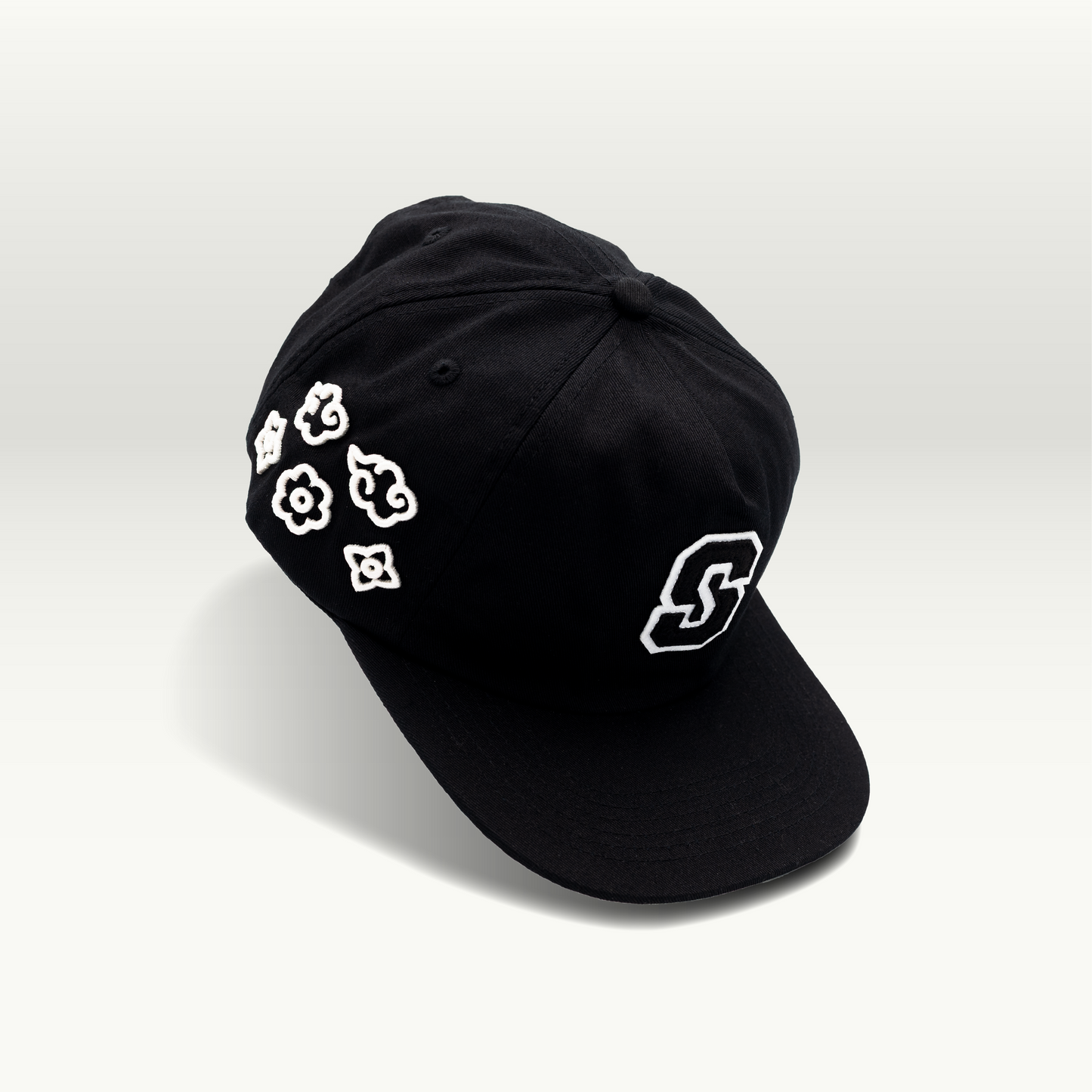 Everyday Fleur Black Kat 5-Panel Hat