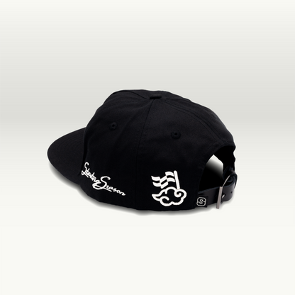 Everyday Fleur Black Kat 5-Panel Hat