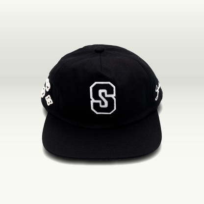 Everyday Fleur Black Kat 5-Panel Hat