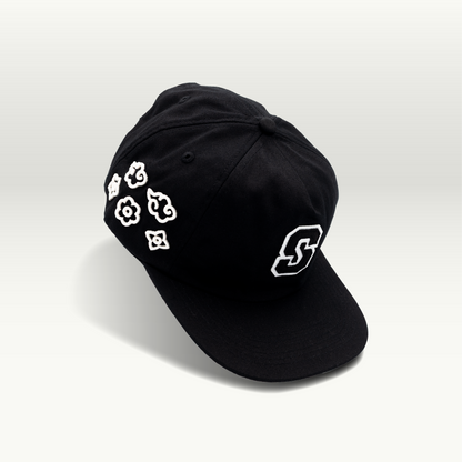 Everyday Fleur Black Kat 5-Panel Hat