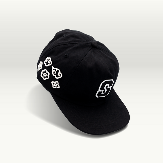 Everyday Fleur Black Kat 5-Panel Hat
